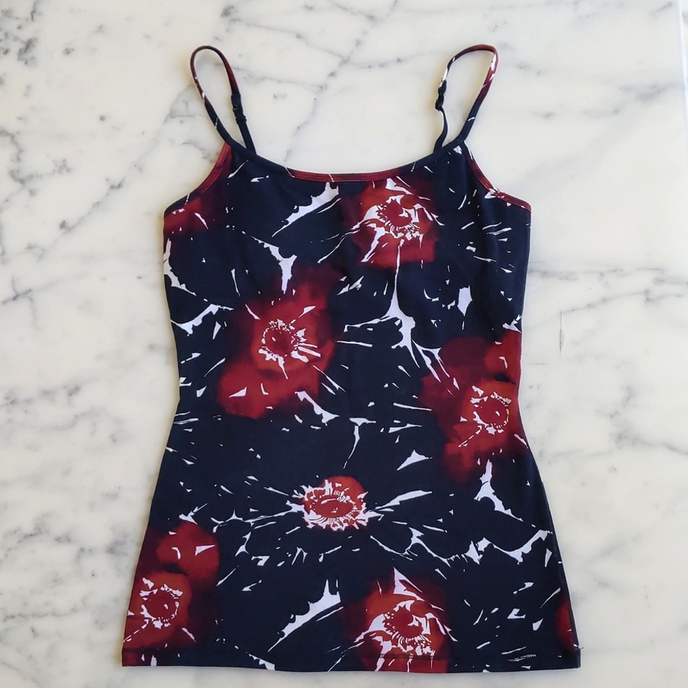 Express Sexy Basic Bra Cami w/multi color floral & adjustable straps.